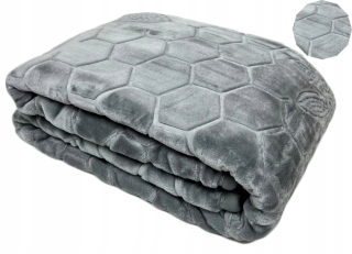 Prikrývka, prehozy na posteľ - Veľmi hrubá akrylová prikrývka 160x210 teplá posteľná prikrývka