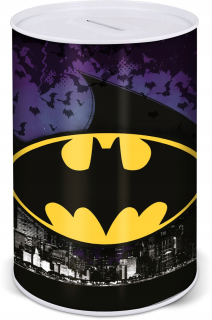 Pokladnička pre deti - Batman Metal Piggy Bank Box Symbol Batman