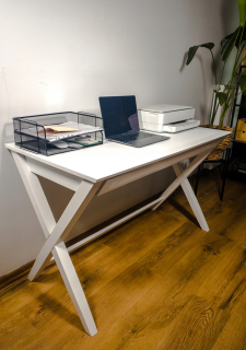 Písací stôl pre mládež - Kabinet pre TV, biely, 60x24x32 cm, čipboard