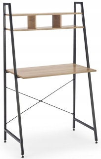 Kancelársky stôl - Narvik B2 Metal Desk Black Oak Loft Sonom