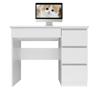 Písací stôl pre mládež - Poufka Footrest Cube s Caro E14 Black 37x37cm Eco