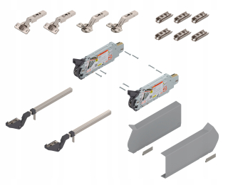 Plynová rozpera na nábytok - Blum Aventos HF Lift 20F2200+ 20F3800 Set