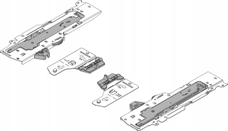 Kuchynské zasuvky - Blum T60B3560 Tip-On Blumotion TandeMbox set