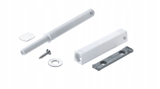 Tlmiče doraz na nábytok - Blum Tip-On 956A1004 adaptér 956A1201 dlhá biela