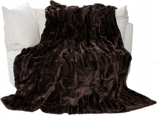 Prikrývka, prehozy na posteľ - Brandsseller Bedspread 180 x 220 cm hnedá
