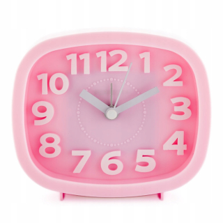 Detské hodiny do izby - Perfektný budík FX-037 Pink (TO045D)