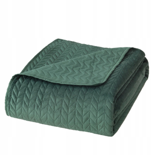 Prikrývka, prehozy na posteľ - Fľaša na posteľ Velvet 160x220 Moxie