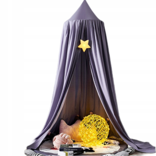 Baldachýn - Canopy tipi visiaci stan ružový dĺžka 250 cm