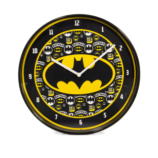 Detské hodiny do izby - Batman logo hodiny pre chlapcovu izbu