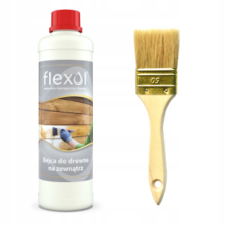 Vonkajšia škvrna pre vodu pre drevo flexol 1 l 1 000 ml
