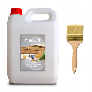 Škvrna z vonkajšej vody pre flexol 5 l 5000 ml dreva