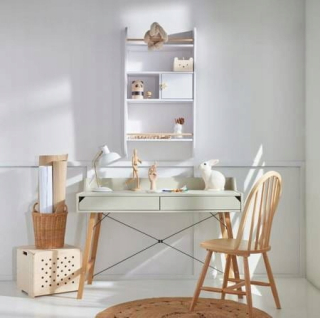Detský písací stôla do detskej izby - Bellamy Lotta Green Desk