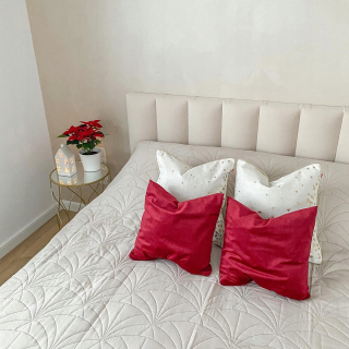 Posteľ do spálne - Béžová čalúnená posteľ Korona 160x200 + rám