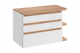 Skrinka do kúpeľne - Biela kúpeľňa pre dosku Washbasin 94
