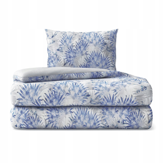 Kompletný set posteľných obliečok - Hotelová podstielka Damask 160x200 šedá v pruhoch