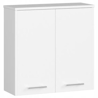 Skrinka do kúpeľne - Biela kúpeľňa visí 60 cm 2 dvere