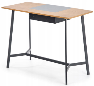 Kancelársky stôl - Desk B41 Oak Gold / Black Halmar