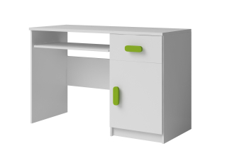 Detský písací stôla do detskej izby - Cleo Desk 8 - Mládežnícky nábytok *White Mat *