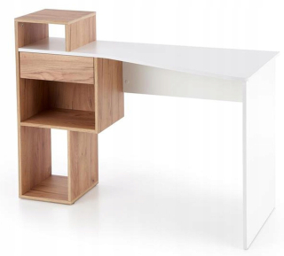 Kancelársky stôl - Desk Conti Oak Oak Gold / White Halmar