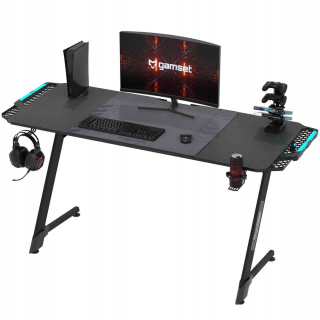 Kancelársky stôl - STAR GAMSET Snake 1.4 RGB+ umiestnenie a stojan
