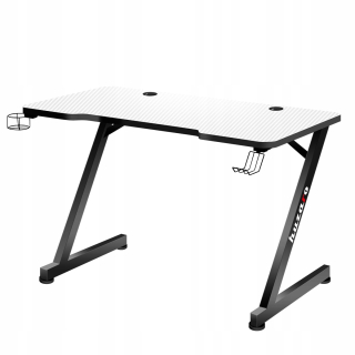 Herný stôl - Huzaro Hero 2.5 White Gaming Desk