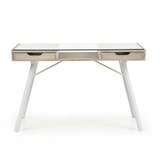 Kancelársky stôl - Desk pre štúdio B33 dąb Sonoma White