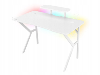 Kancelársky stôl - Gaming Desk Holm 320 Biela priehrada.