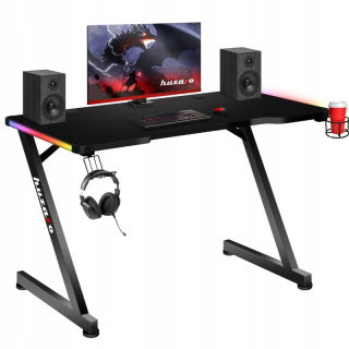 Kancelársky stôl - Huzaro Hero 2.5 RGB LED Gaming Desk