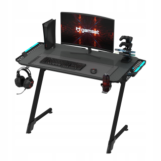 Herný stôl - Premium Gaming Desk je LED RGB podložky 100 cm