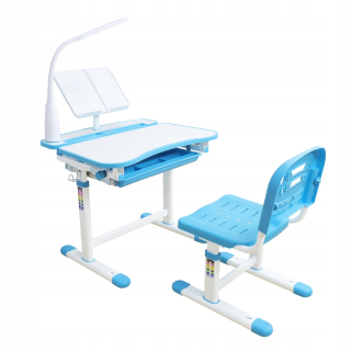 Detský písací stôla do detskej izby - STARK S Fundesk Sorriso Blue Stoličky