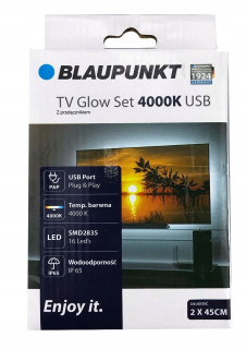 Osvetlenie nábytku - Blaupunkt LED páska pre televíznu žiaru set USB