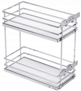 Vysuvný kôš - Nákladný košík 30 300 Movix Pro GTV Chrome/biela
