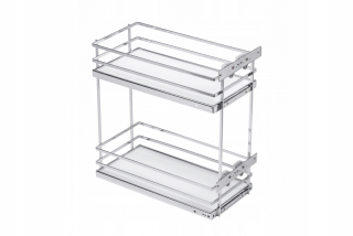 Vysuvný kôš - Nákladný košík 40 400 Movix Pro GTV Chrome White