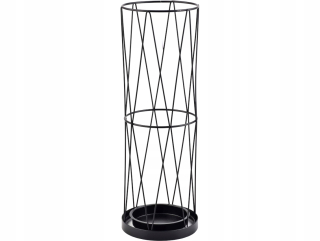 Polica do obývačky - Cedric Stand for Dishemlass Umbrella 15x45 cm čierny