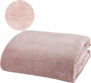 Prikrývka, prehozy na posteľ - Teplá prikrývka posteľnej postele 140x200 ružové prikrývky