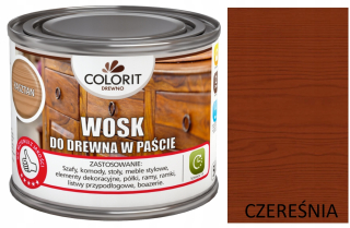 Vosk z dreva sfarbenia v paste 500 ml čerešní