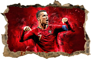 Destké samolepky - Cristiano Ronaldo Wall Sticker 50x33 #179