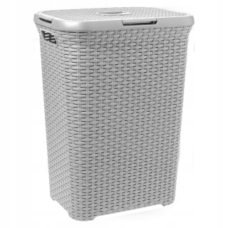 Kôš na bielizeň - Spodná bielizeň pre bielizeň 60 l Gray Rattan