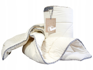 Prikrývka na spanie - Ročná vlnená prikrývka 200x200 + lanolin