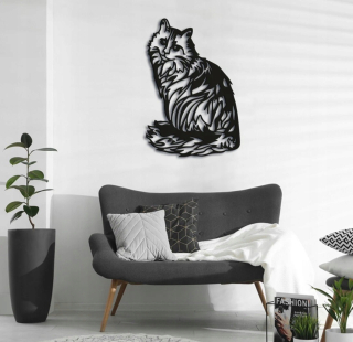 Cat Metal, dekorácie steny, kovové steny, etg48x33