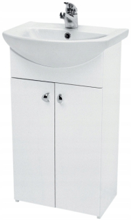 Skrinka do kúpeľne - Cersanit Bianco Fitroom Powel Cabinet 50 cm biela