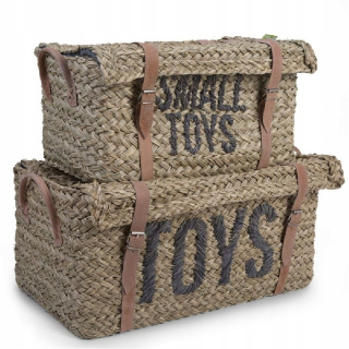 Úložný box pre deti - Barové koše Childhome Rattan Set 2 ks.
