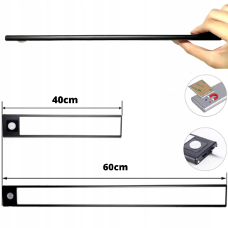 Osvetlenie nábytku - Tenká lampa pre USB LED podzemný senzor 40 cm