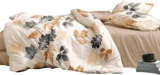 Kompletný set posteľných obliečok - Teplá flanelová podstielka 200x220 3D vzor