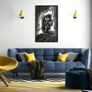 Dvojica steny, dekorácia nad spálňou, Etg42x68