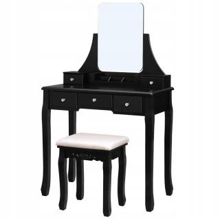 Toaletný stolík - Tabuľka toaletu 1 x 1 x 1 cm stolička vrátane