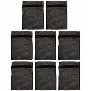 Kôš na bielizeň - Čierna umývacia taška BRAS MESH BAG 8 PCS