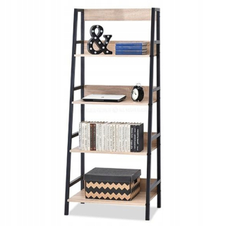Regál, polica do pracovne - Dizajnér Berg Ladder Rack Black Sonoma