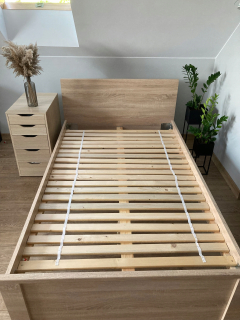 Rošty na posteľ - Spodná časť postele 140x200 rám vložte ako Ikea Drevené