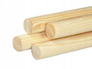 Nábytkové kolíky - Laná plug borovicové fi20 hladké 100 cm 10 ks